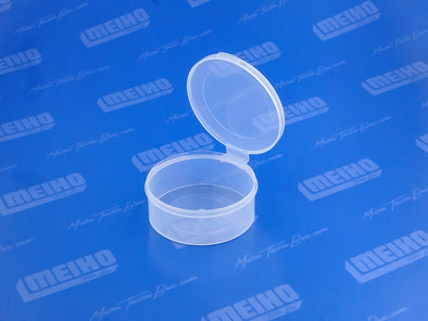 Small Round Plastic Fishing Fly Storage Container 