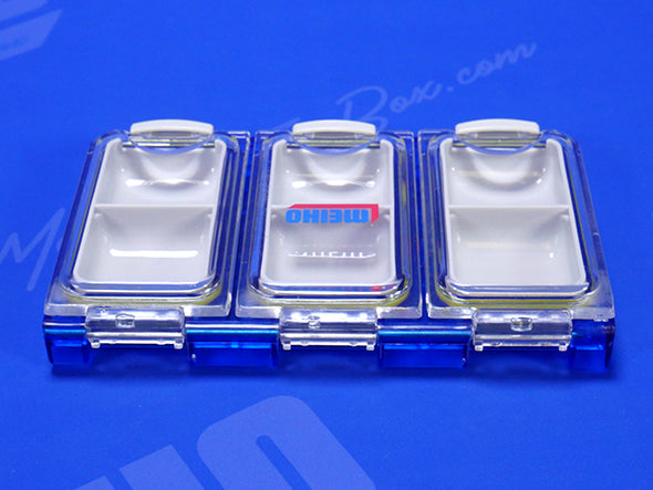 3 Individual Hinged Lid Sections