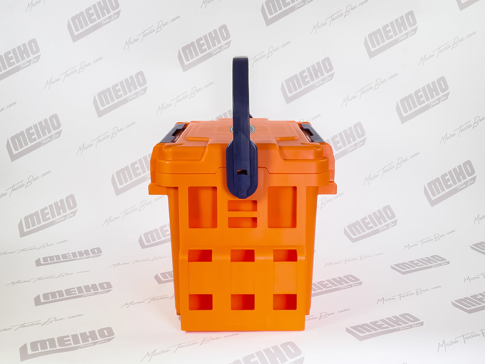 bucketmouth tackle box Meiho Bucket Mouth 5000 Orange Tackle Box