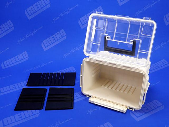 3 Removable Dividers Inside Tackle Box