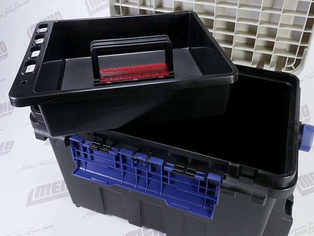 Meiho Bucket Mouth 9000 Black Tackle Box