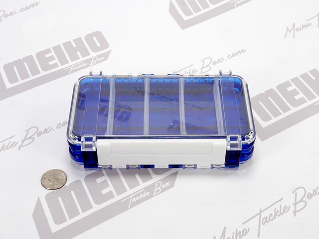 flat tackle box Box Meiho Bousui Case WG Blue