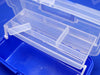 2 Removable Plastic Dividers Create Multiple Storage Compartments
