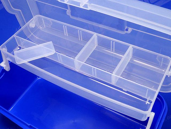 3 Removable Plastic Dividers Create Multiple Storage Compartments
