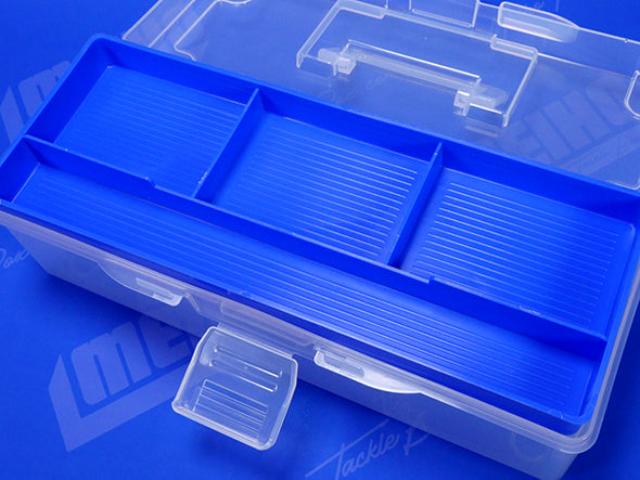 Blue Plastic Compartment Tray Inside Tackle Box