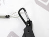 Carabiner Attaches Tongs To Holder