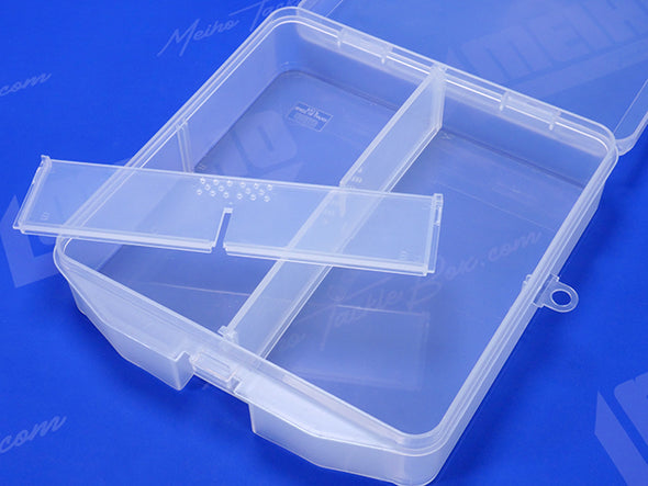 4 Compartment Container With Individual Hinged Lids