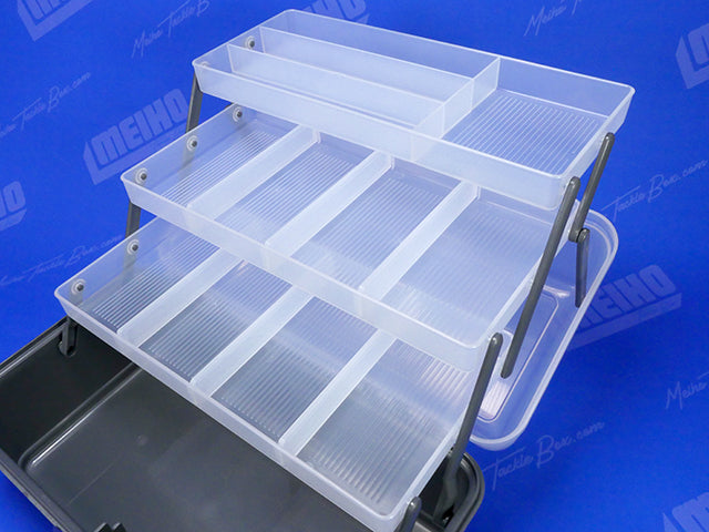 3 layer tackle box With Tackle Included, 321 Pcs Lure Kit Packed With Pliers, Crankbaits, Hooks, Weights And Accessories, Big, Easy-Access Organizer Plano 7603 Flip Sider Three Tray Tackle Box** The Plano 7603 Flip Sider Three Tray Tackle Box emerges as a popular choice among anglers seeking a balance of functionality and durability a 3 layer tackle box