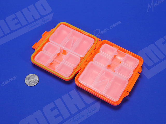 Meiho Waterproof Component System Fly Box - 14 Compartment - Orange