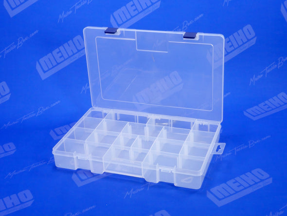 Hinged Lid Plastic Compartment Case