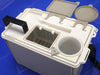Various Lid Compartments On Live Bait Cooler
