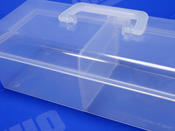 Hinge Connected Lid On Meiho Tackle Box