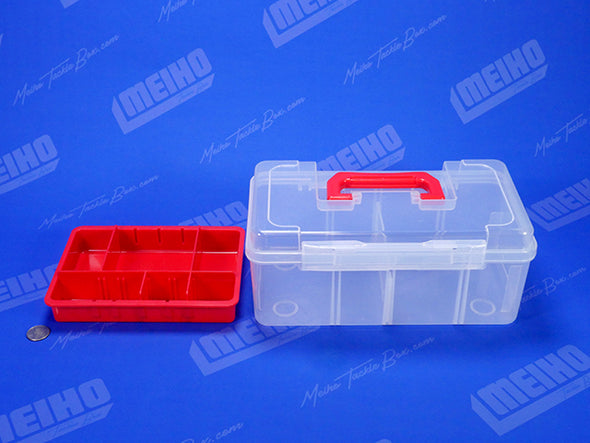 Removable Plastic Tray In Meiho Tackle Box