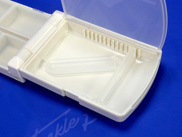 Two Removable Plastic Dividers On One Side of Case