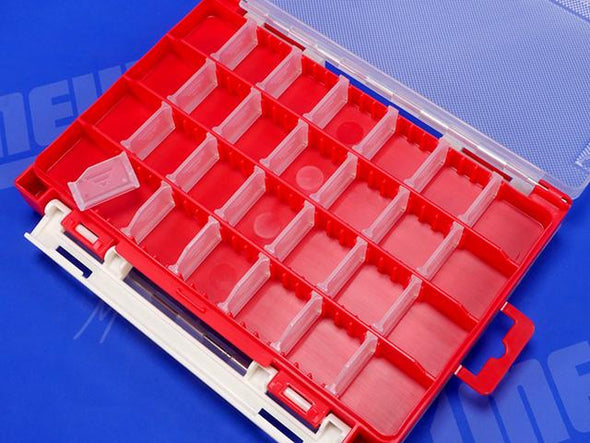 24 Removable Plastic Dividers On One Side of Case