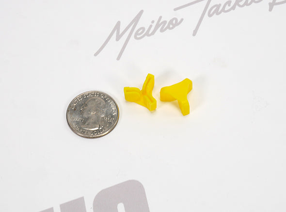 Small Yellow Covers For Fishing Hooks and Tackle