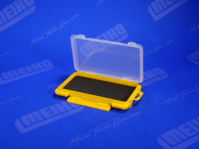 Meiho Slit Form Yellow / Clear Fishing Tackle Storage Case #J