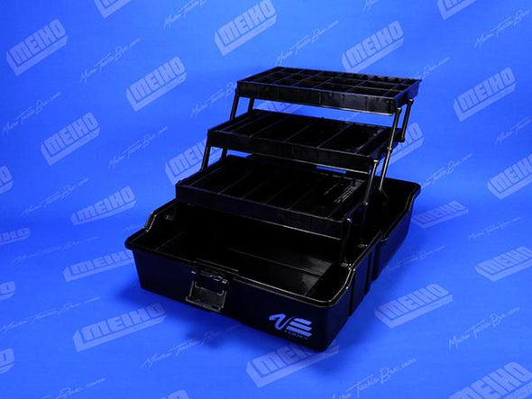 Hinged Lid Plastic Tackle Box With Trays