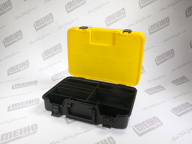 black and yellow tackle box Meiho Versus VS-3070 Yellow Tackle Case