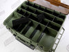 22 Removable Plastic Dividers In Top Lid Storage Area