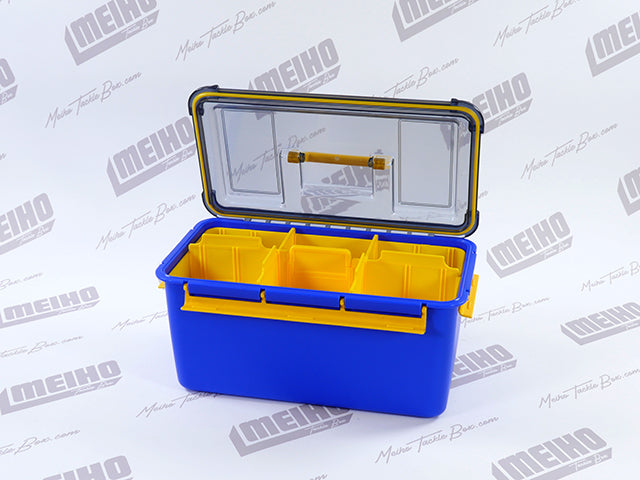 5 x 8 x3 waterproof tackle box KastKing HyperSeal Box, 3600 and 3700 Tackle Boxes for Fishing, Fishing Tackle Organizer with Removable Dividers, Lure Box and and terminal tackle secure and protected during long days on the water Waterproof Tackle Boxes Meiho